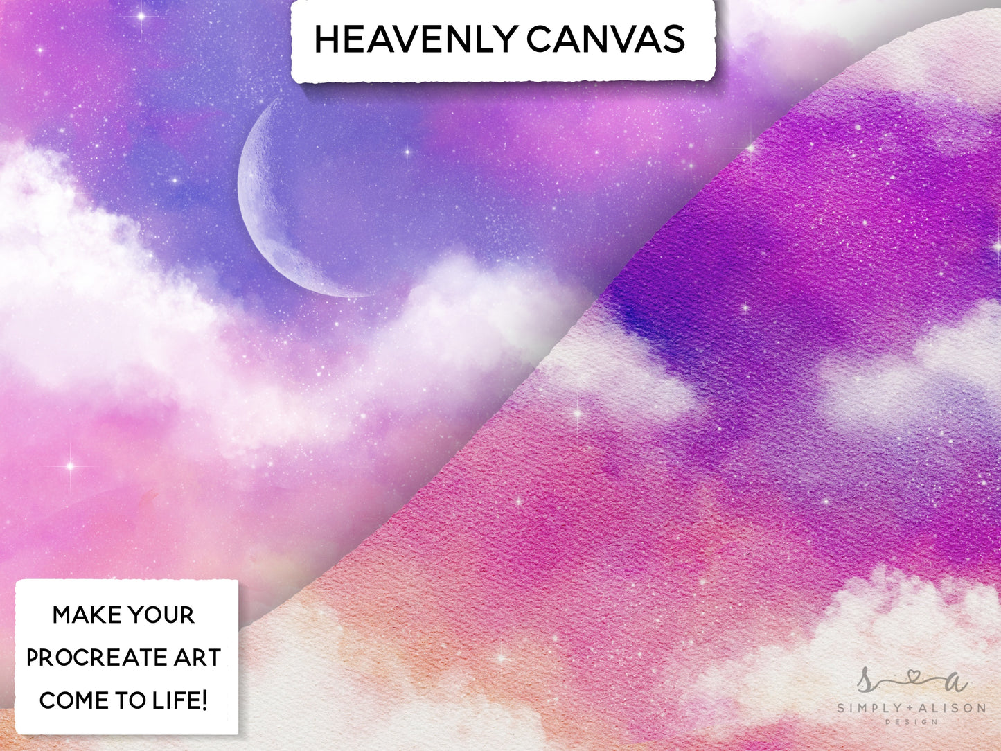 Realistic Textured Canvases