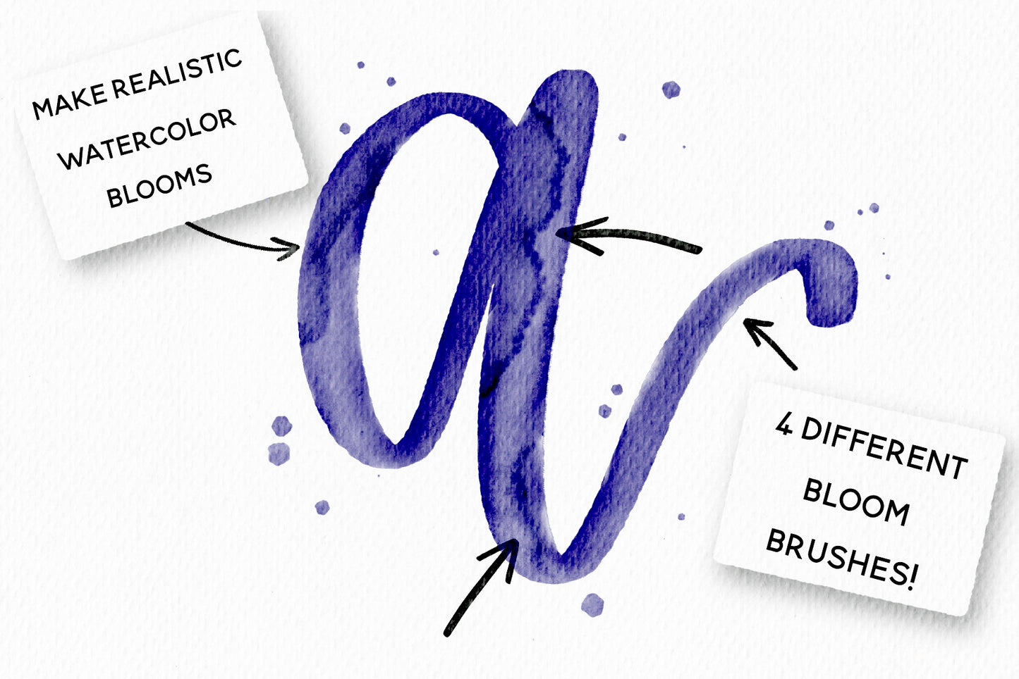 Realistic Watercolor Lettering Brushes