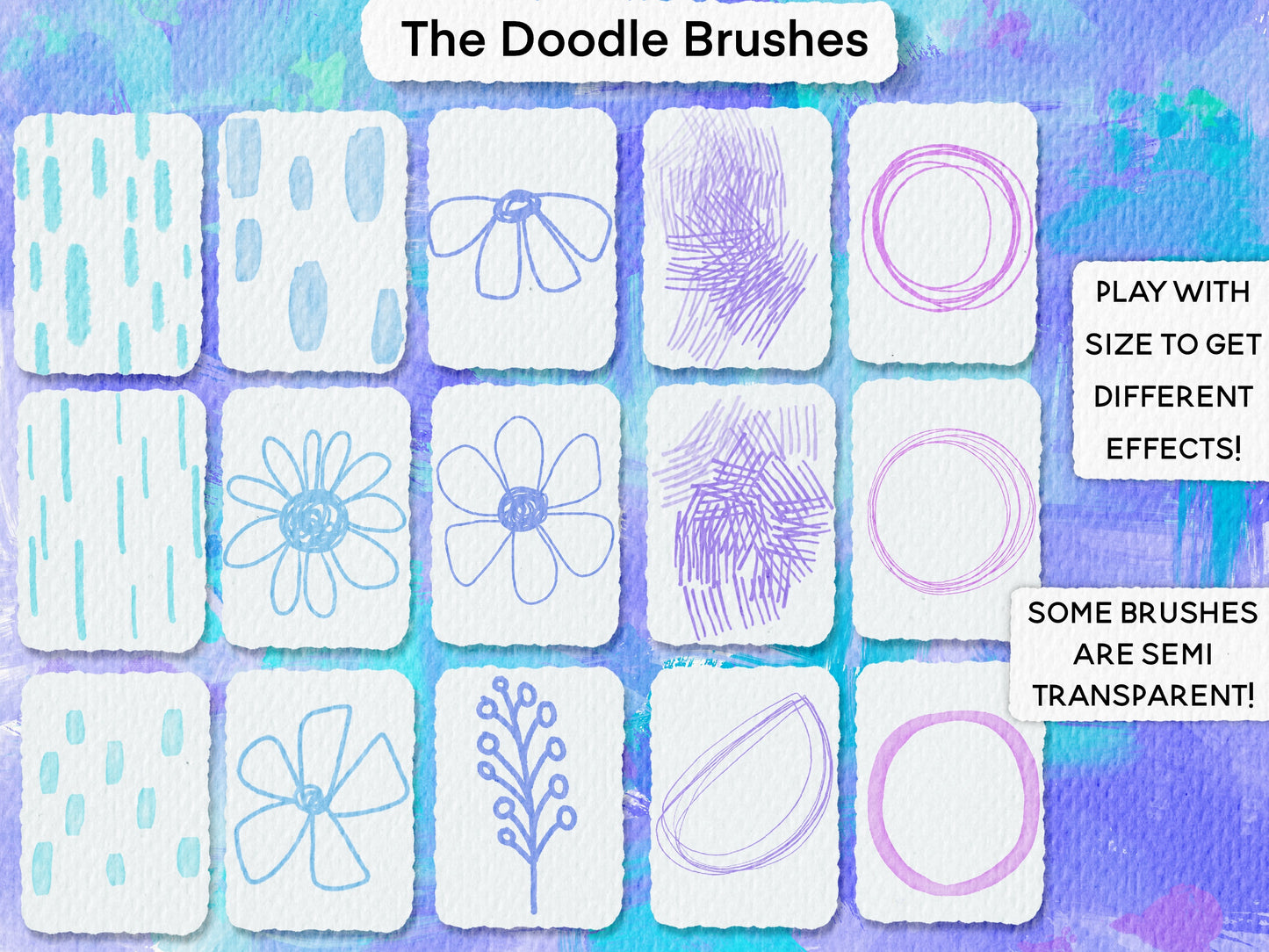 The Abstract Watercolor Brushes