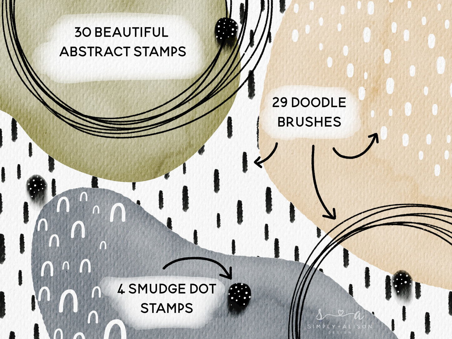 The Abstract Watercolor Brushes