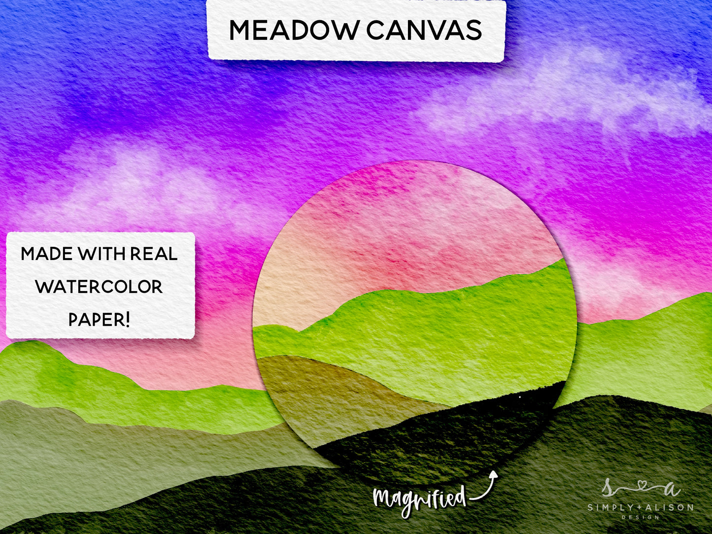 Realistic Textured Canvases