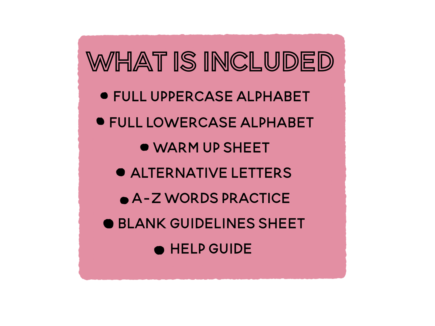 Simply Lettering Guide