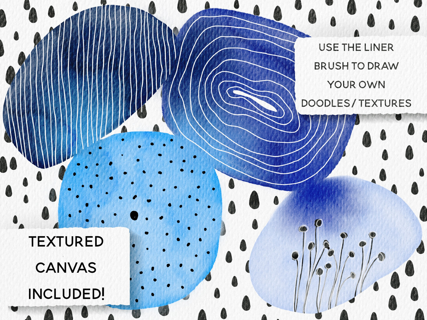 The Abstract Watercolor Brushes