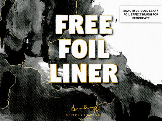 Free Foil Procreate Brush