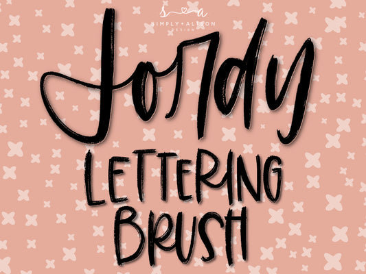 Jordy Lettering Brush