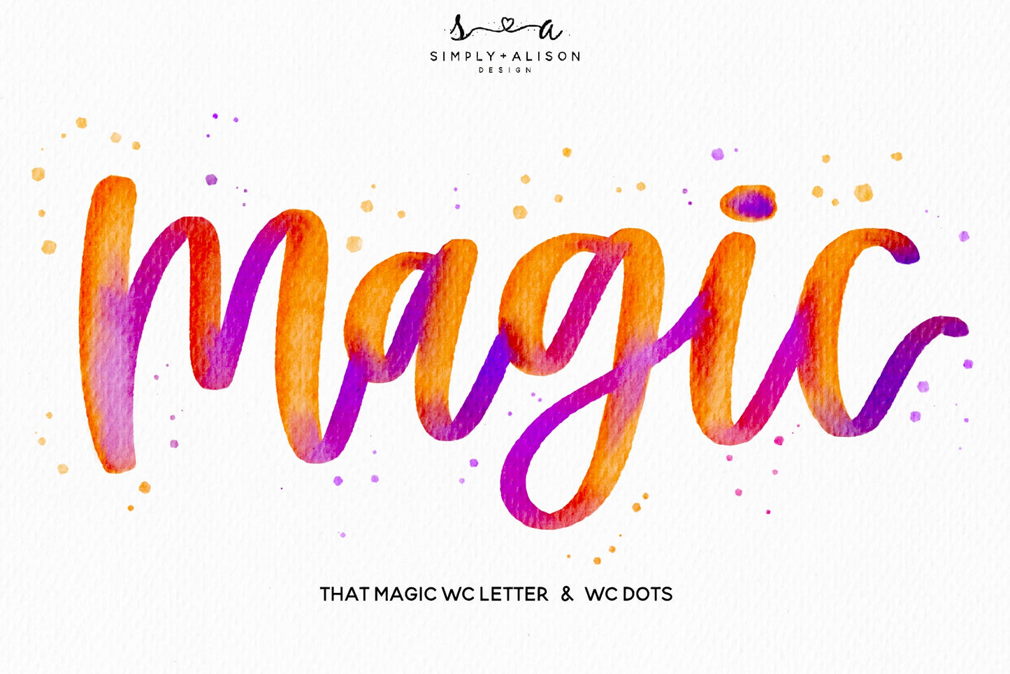 Realistic Watercolor Lettering Brushes